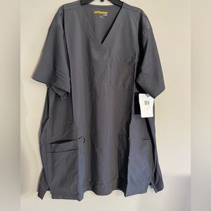 Urbane men scrubs‎ plus size Top gray Quick Cool size XXL